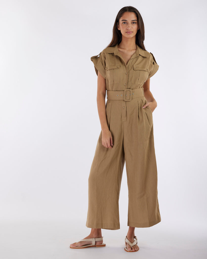 Esra Utility Jumpsuit - Zataar - Second Image