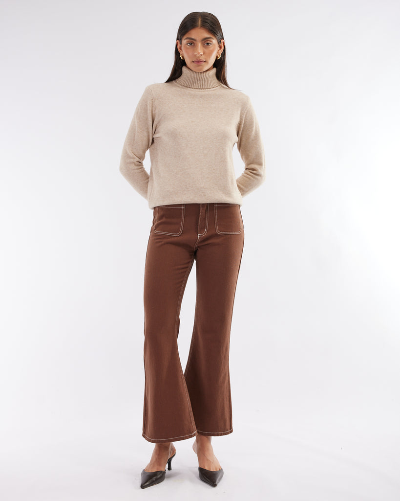 Hexham Drill Pant - Chocolate