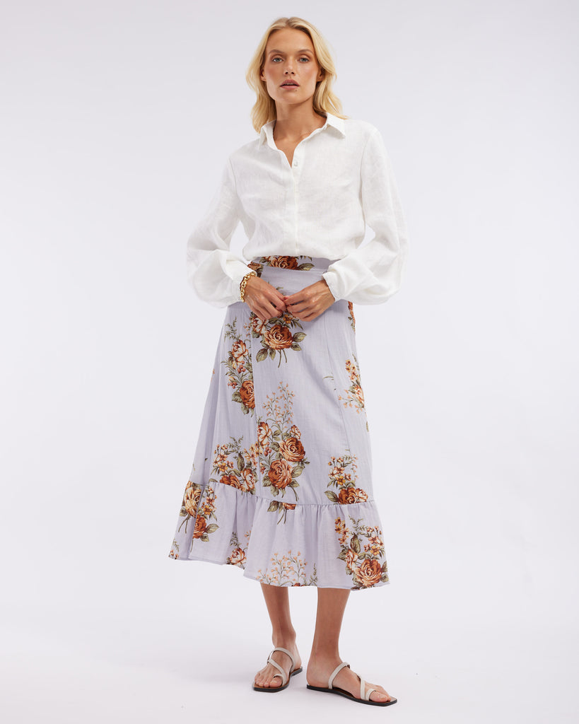 Rosalie Linen Skirt