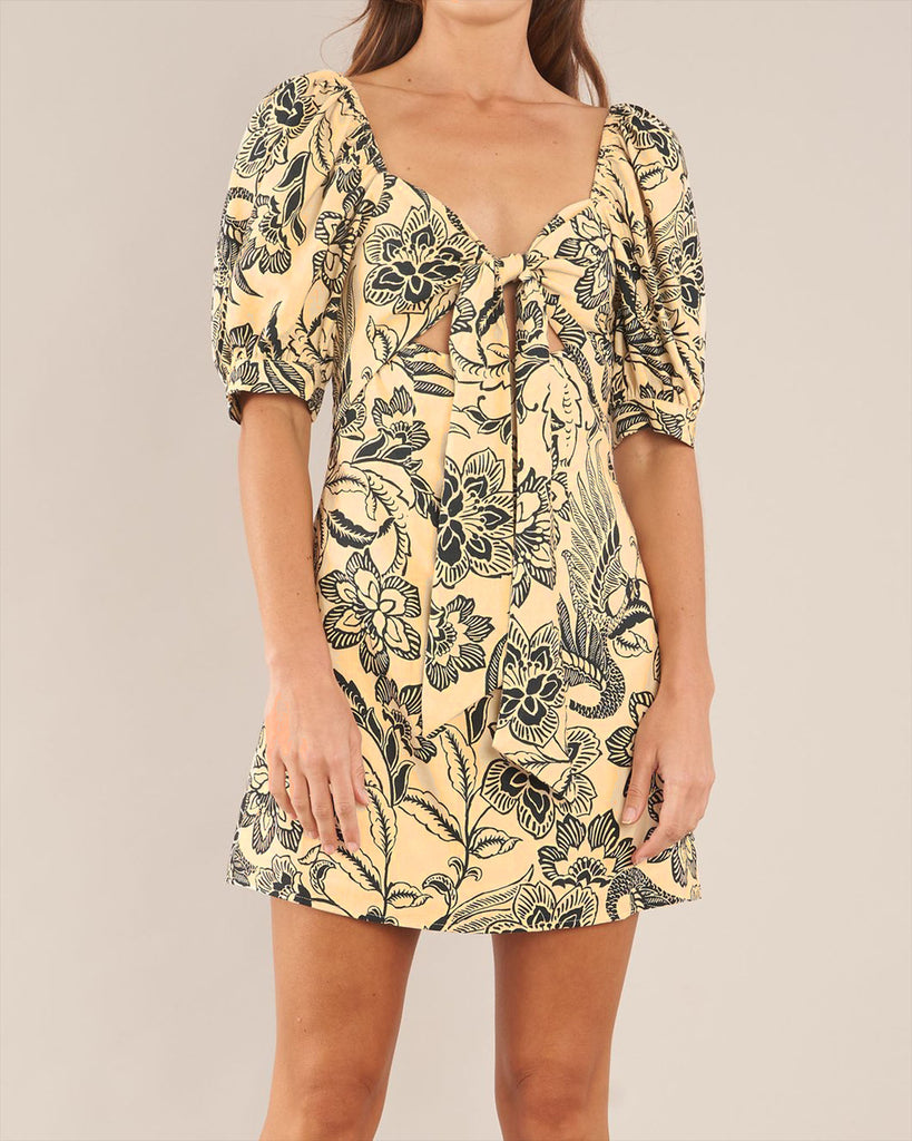 Ambra Linen Mini Dress - Second Image