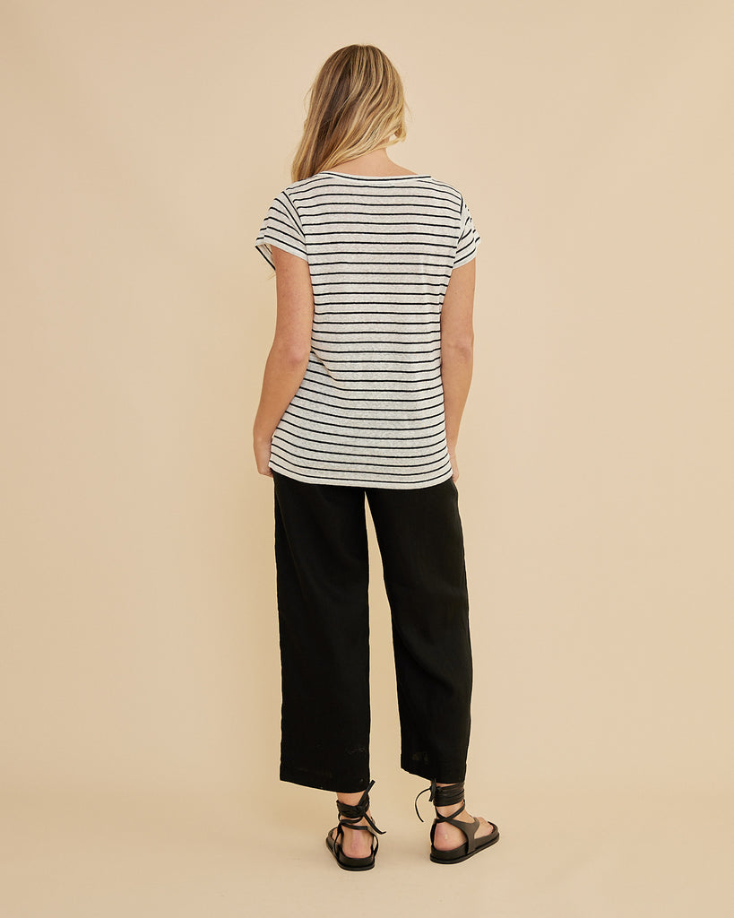 Avalon Linen Jersey Tee - Second Image