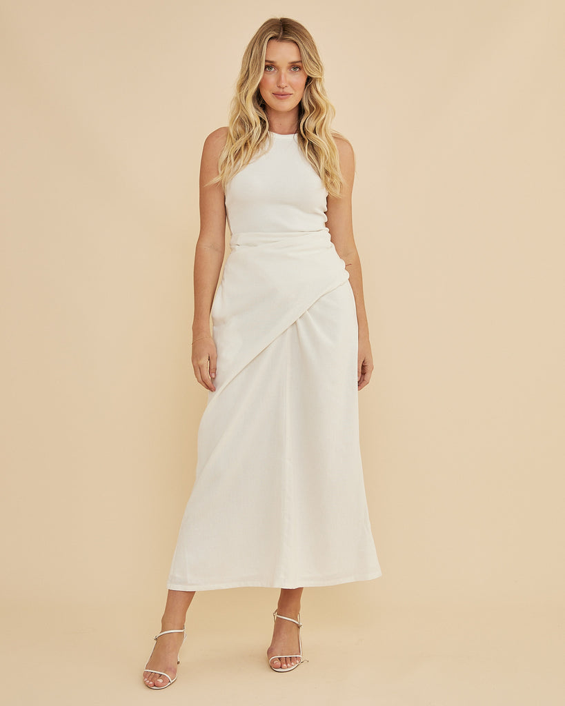 Naomi Wrap Skirt - White