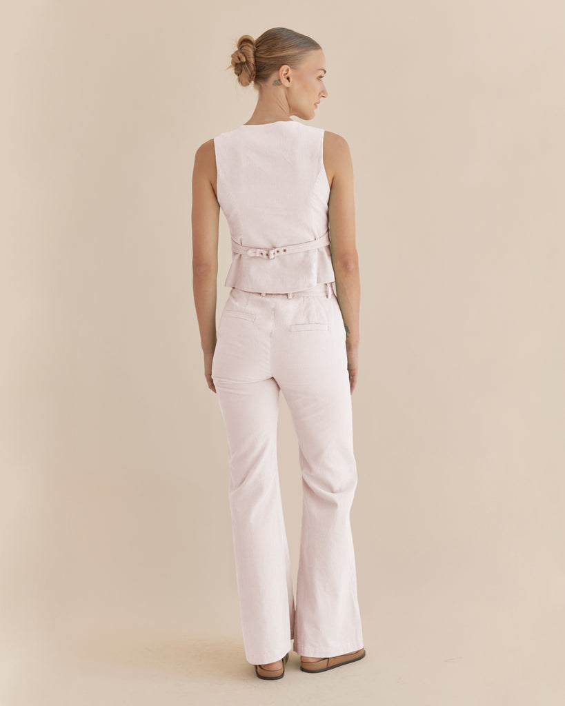 Giovanna Corduroy Pant - Rosewater - Second Image