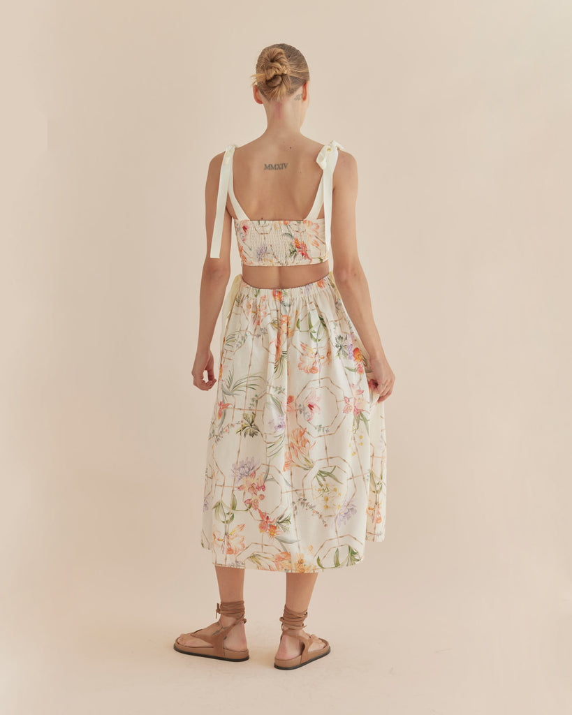 Orangerie Sleeveless Midi Dress - Second Image