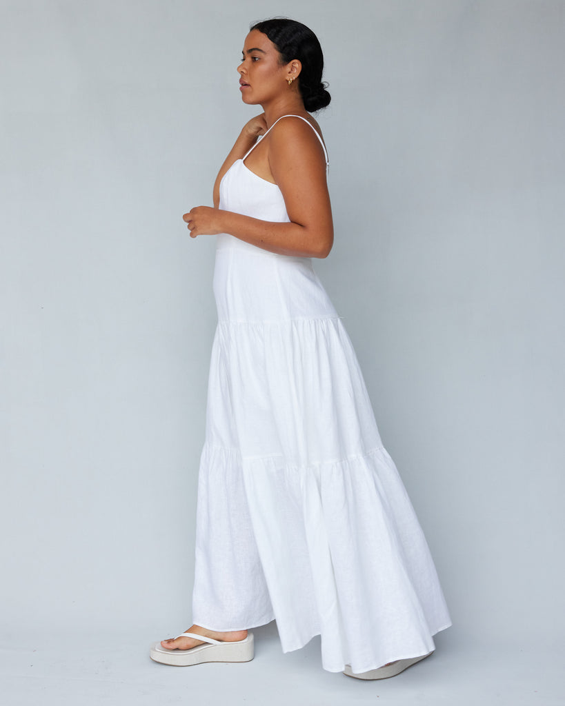 Sorrento Linen Maxi Dress - Second Image